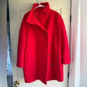 J. Crew Villa Coat in Italian Stadium-Cloth Wool